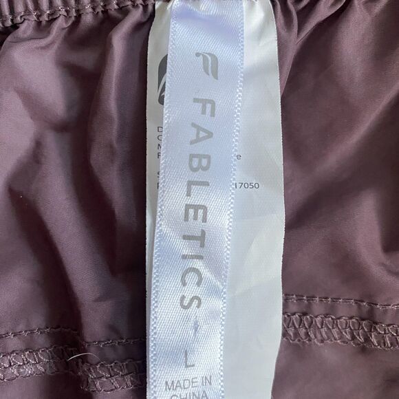 Fabletics Lightweight Cargo Jogger Women's Size L Purple Athleisure Performance - Picture 7 of 9